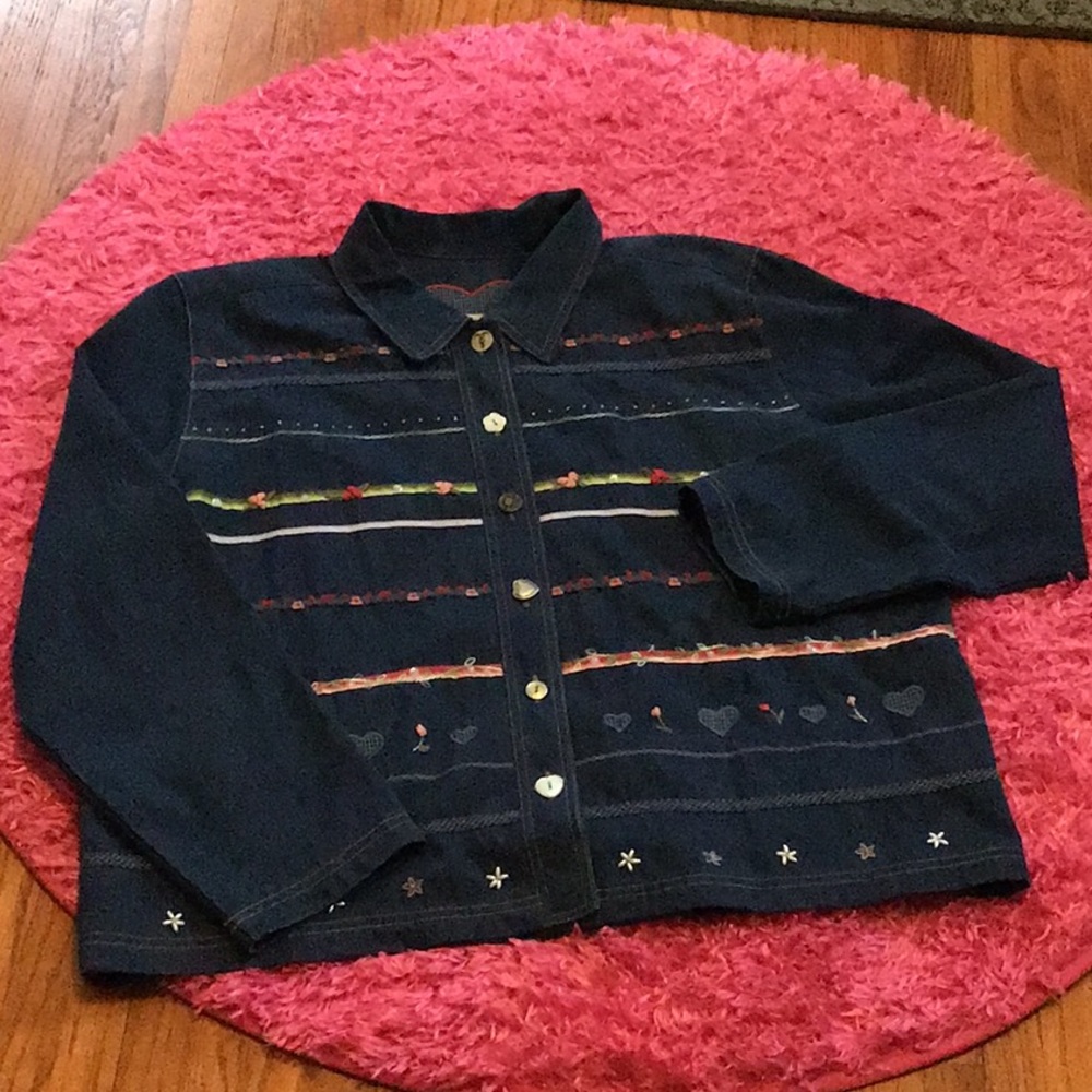 Koret city blues cute denim  jacket size XL